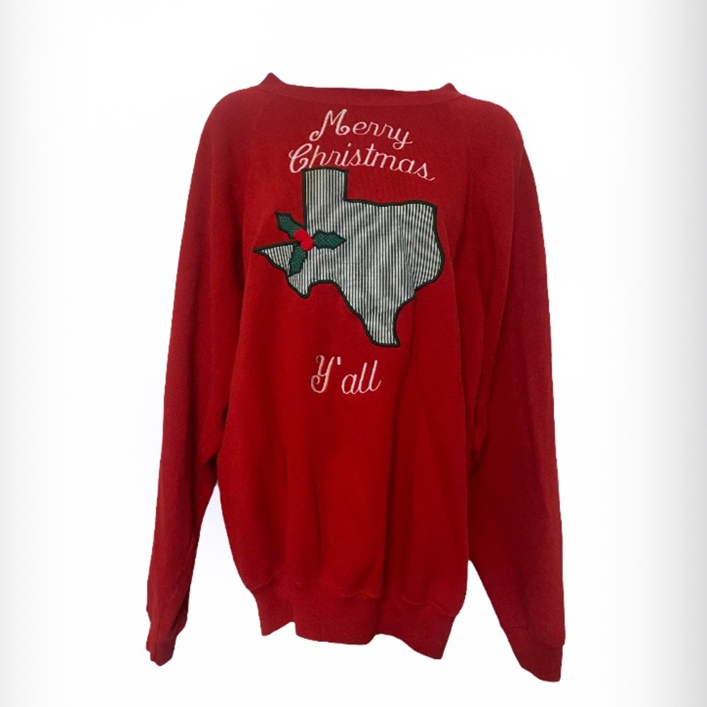 Vintage Christmas Texas Sweater Sweatshirt